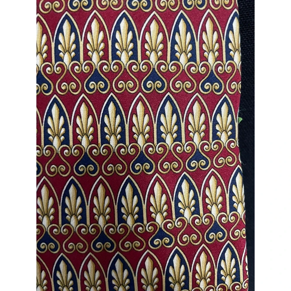 Lot of 2 Patterned Ties LORD & TAYLOR + MICHAEL JACOBS‎ Geometric Silk Neckwear